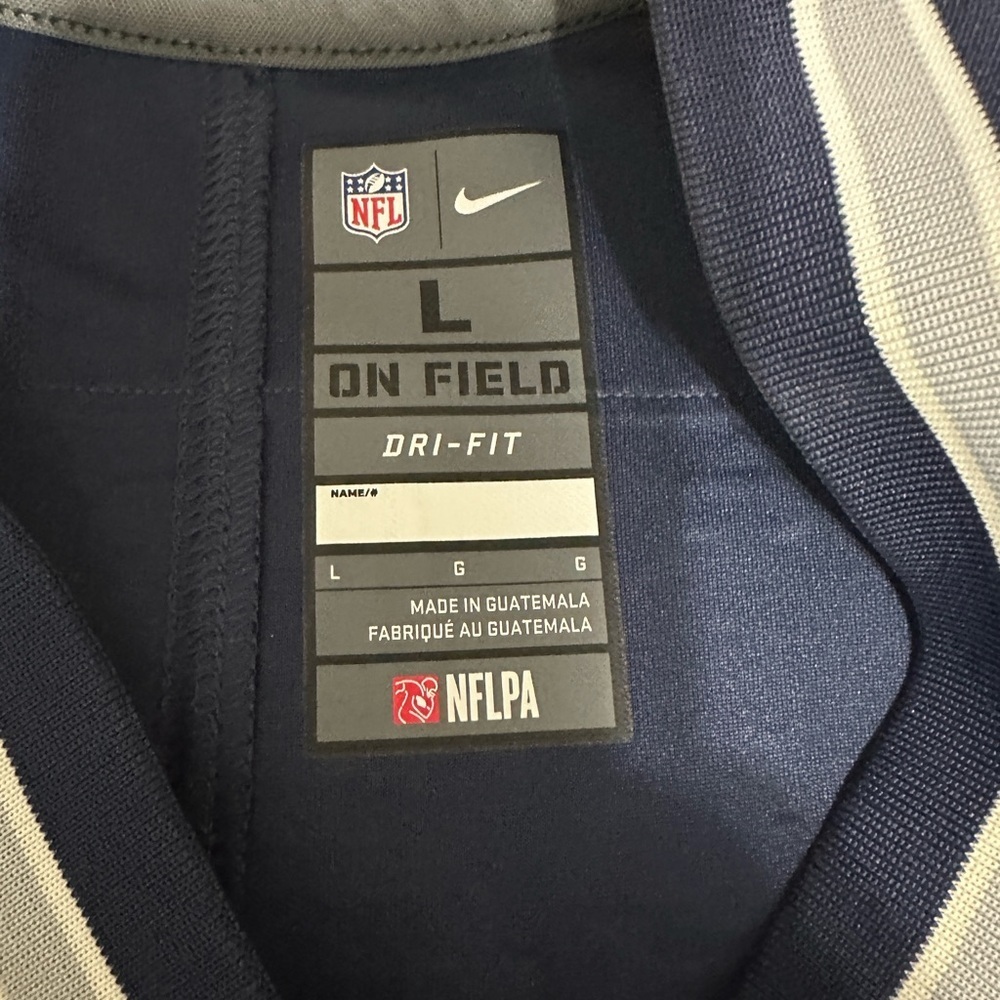 Nike Dark Blue Cowboys Authentic jersey (CEDE LAMB) - Picture 4 of 5